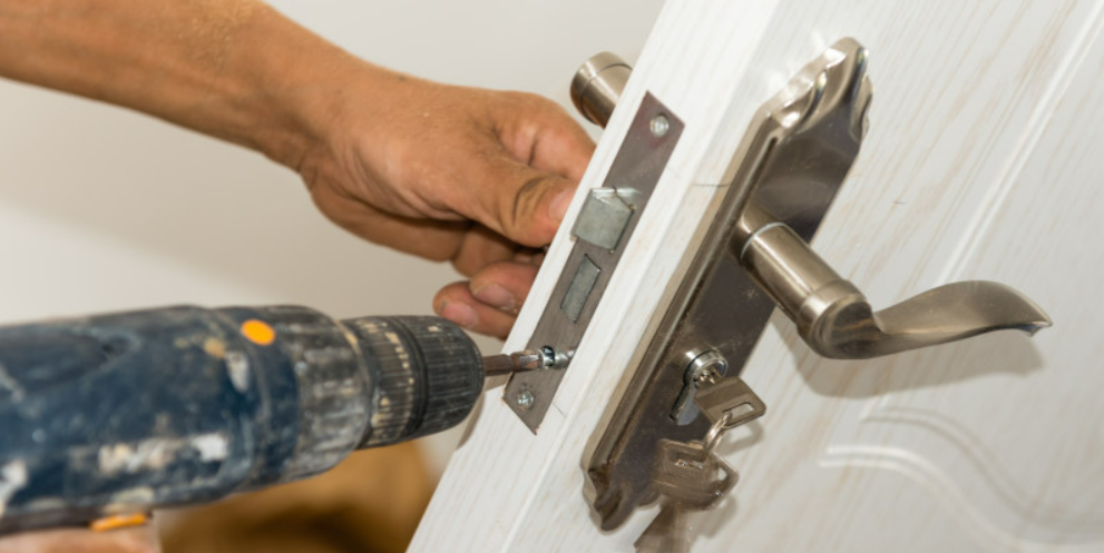 Install mortise lock