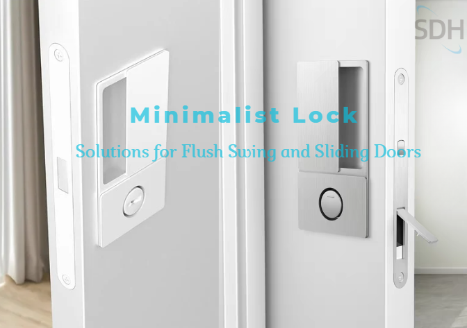 Modern Minimalist Flush-Mounted Lock