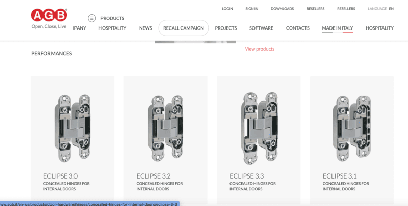 AGB concealed door hinge supplier AGB concealed hinge
