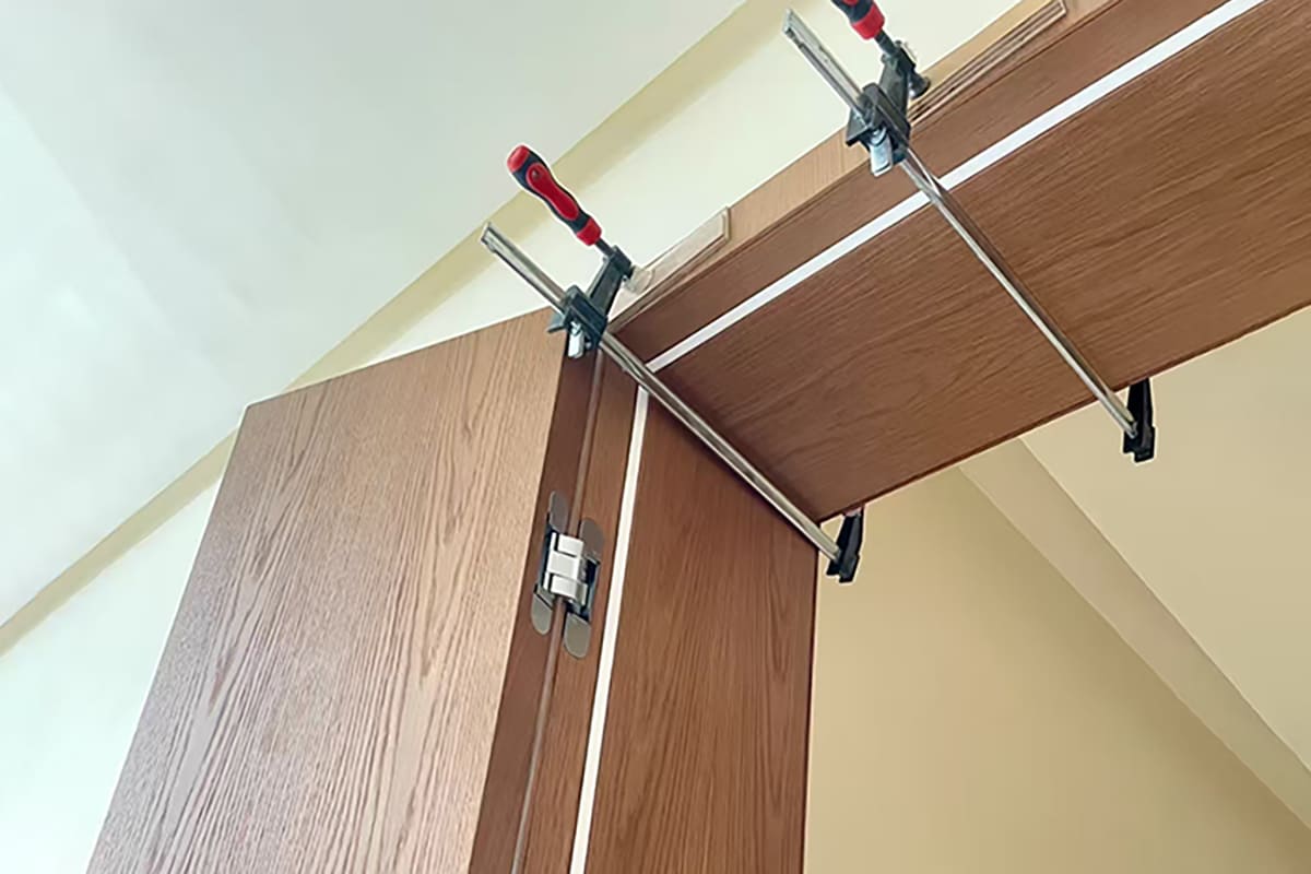 inspect door after adjustable hinge calibration post adjustment inspection door hinge