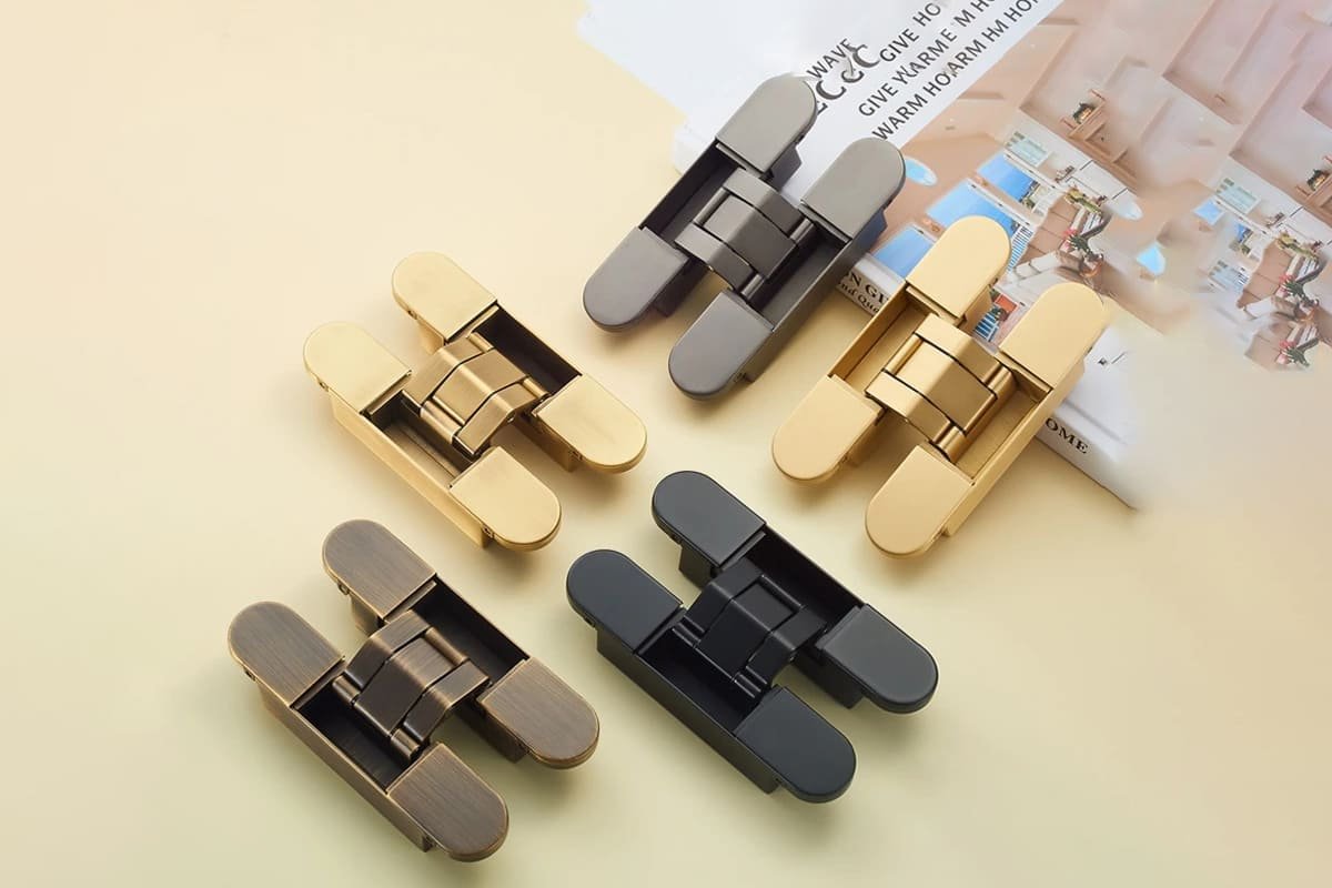 door hinge material and finish check