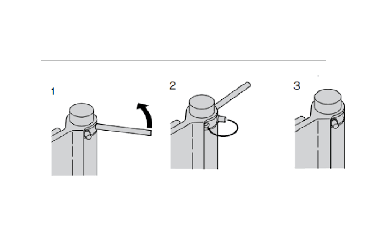remove set screw hinge pin