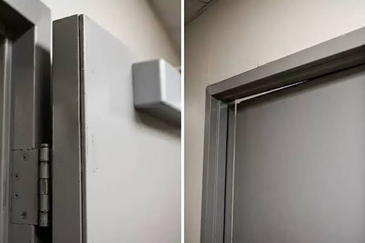 non removable hinge design
