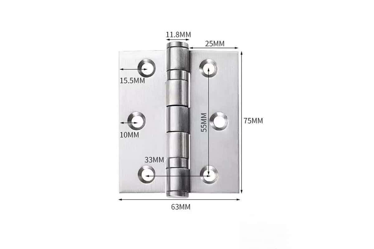 Comparing 2BB and 4BB ball bearing hinges 2BB and 4BB hinges with ball bearings for interior doors