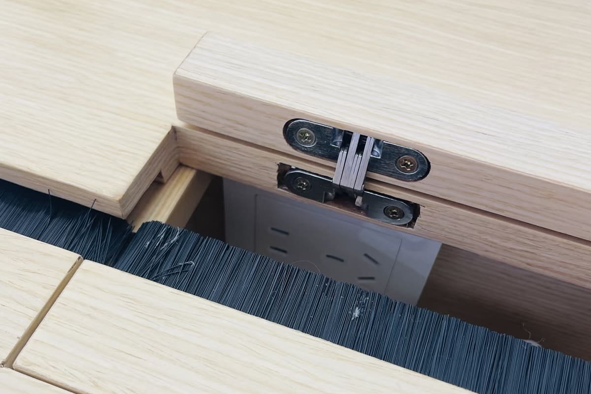 concealed hinge and butt hinge opening angle