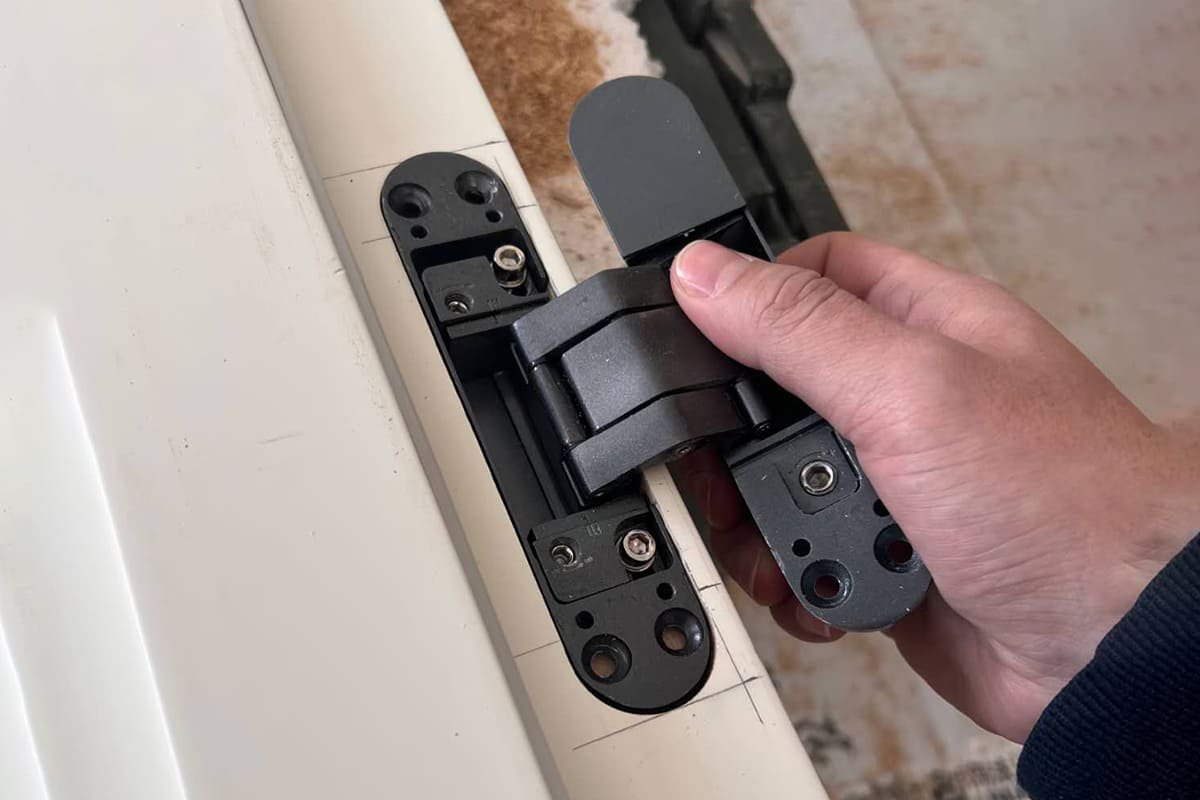 Opening Angle and Clearance Requirements for Hidden Hinges 3D adjustable concealed hinge clearance