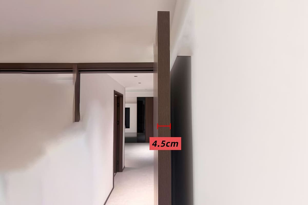 Door Thickness and Frame Structure for Concealed Hinges concealed hinge for wooden doors