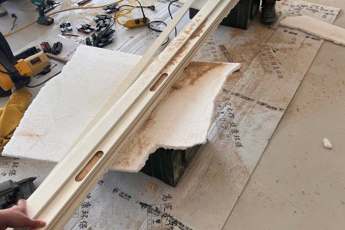 Incorrect Hinge Positioning Before Routing concealed hinge alignment