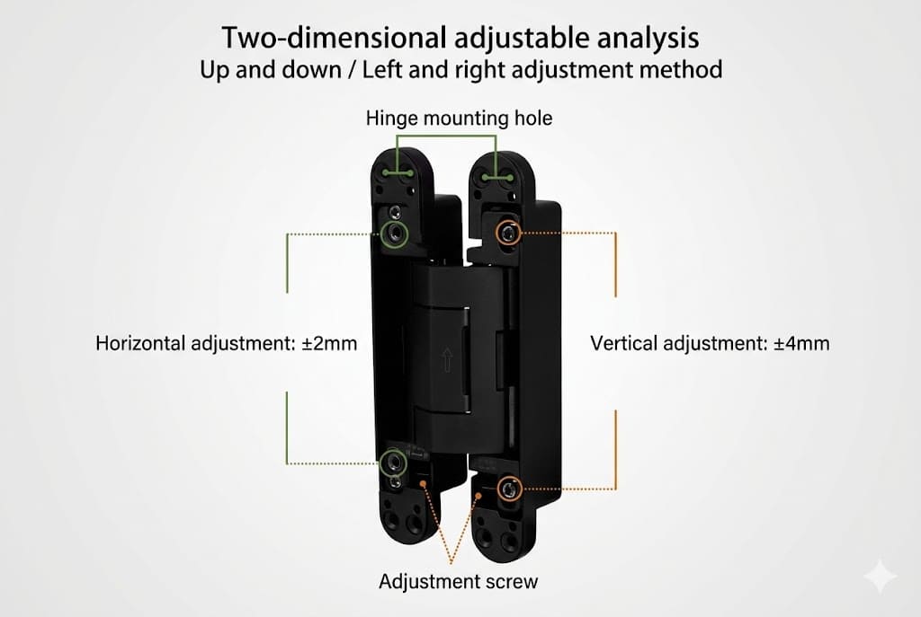 concealed hinge model for door and frame concealed hinge model for door and frame