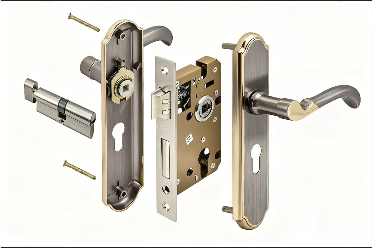 door lock body and lock cylinder door lock body and lock cylinder