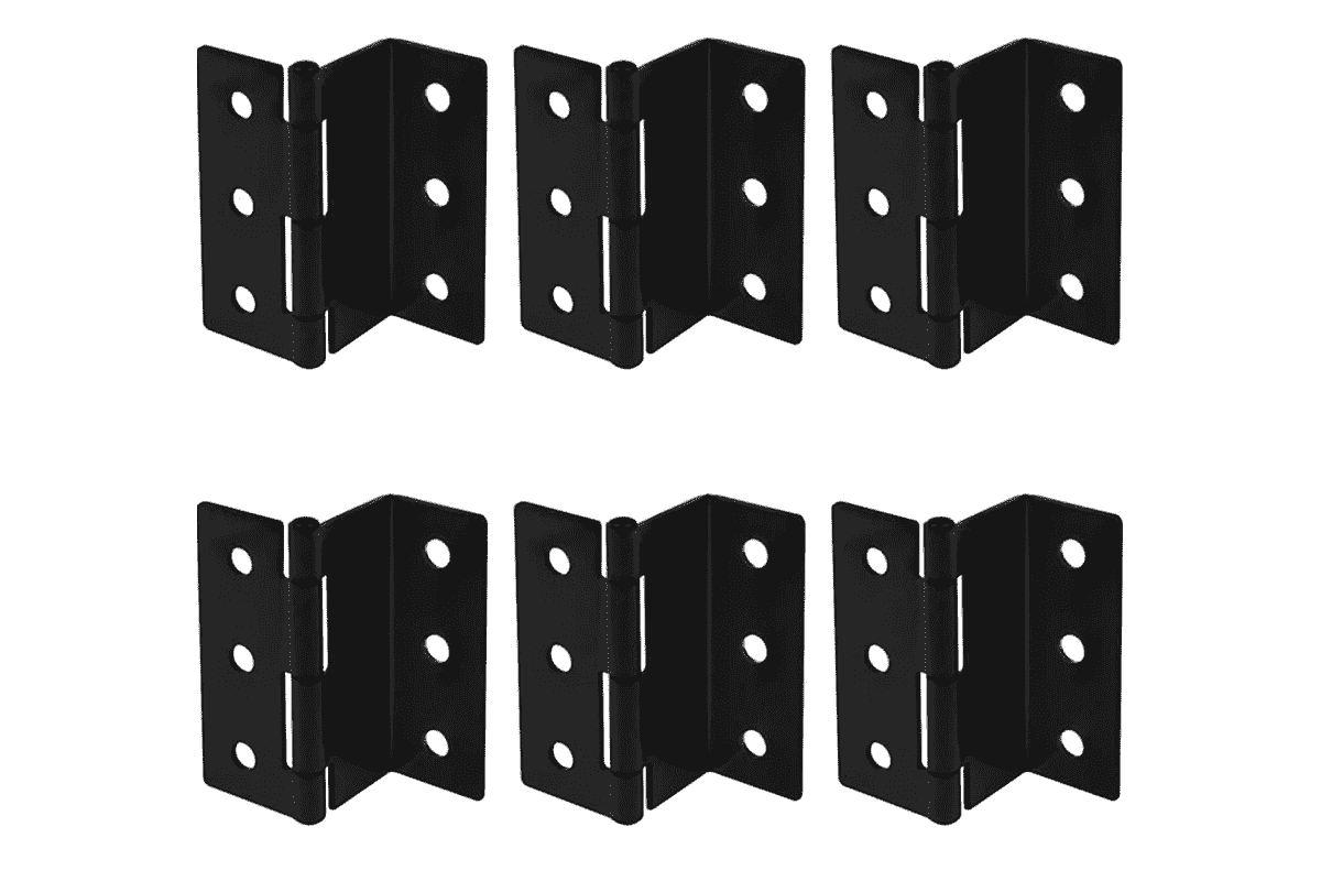 Half surface offset hinges for door clearance improvement half surface offset hinges for retrofit door clearance