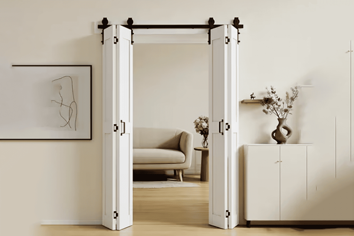 concealed bifold door hinges for hidden folding door applications