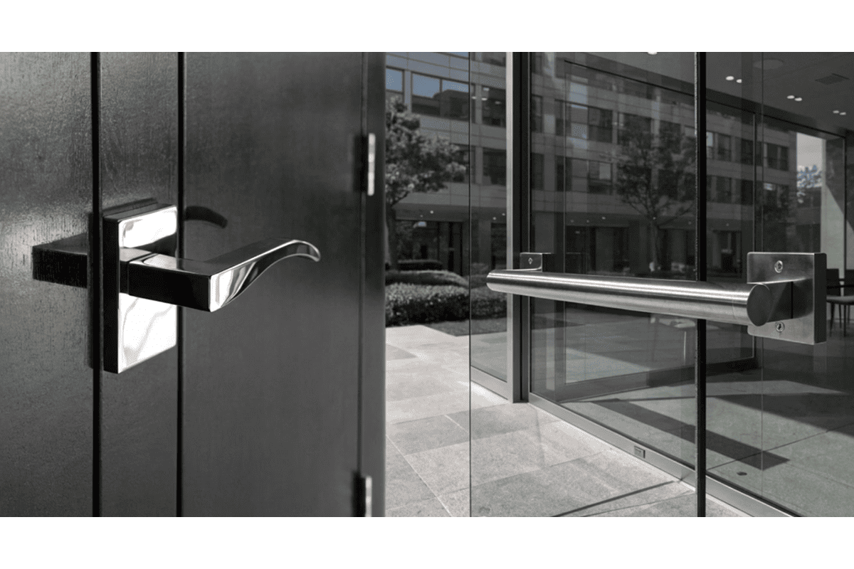 Pull metal door handles for glass entrances pull metal door handles for glass commercial entrances