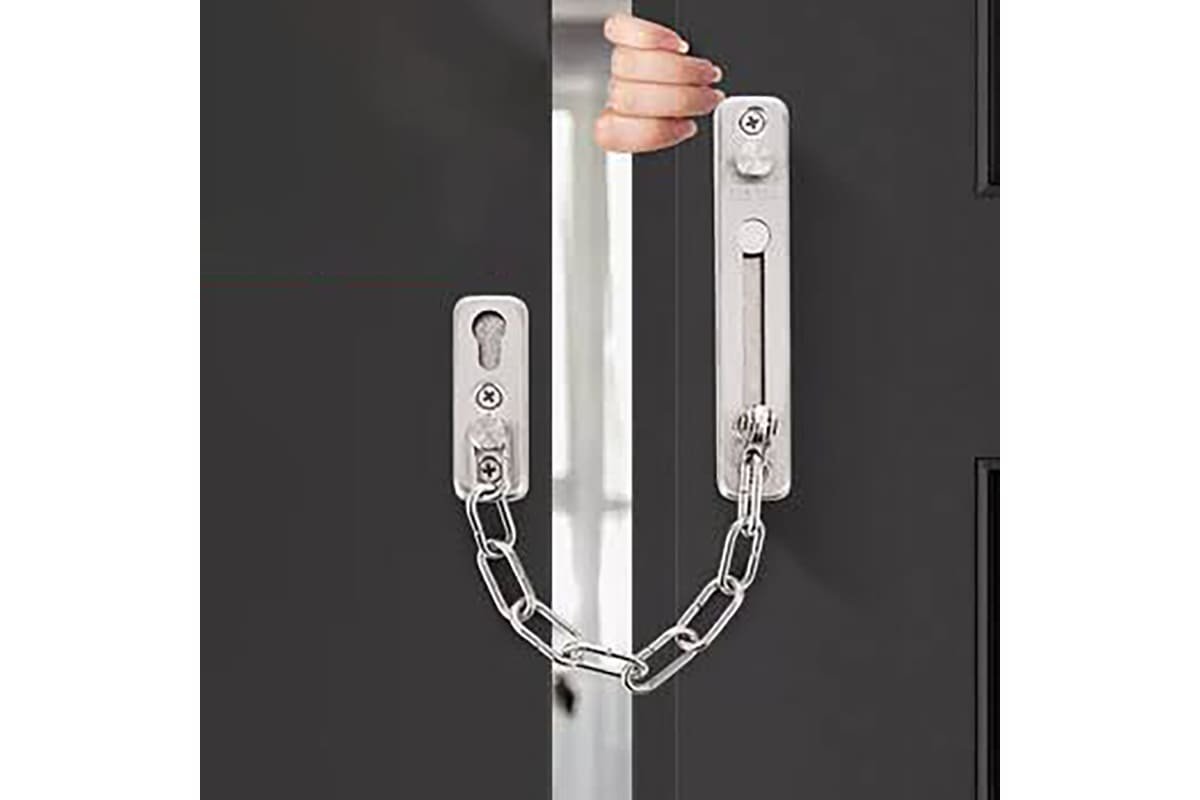 chains and guards on doors for apartments hotels and rentals