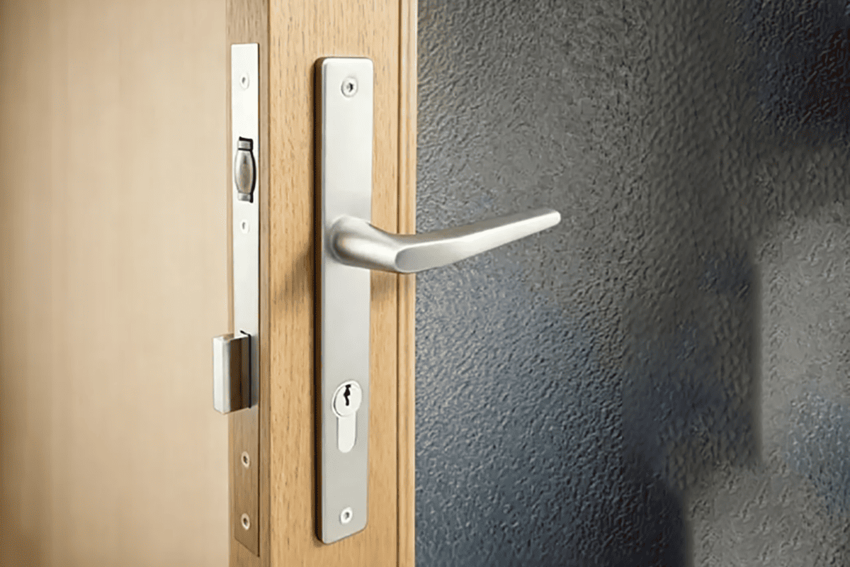 mortise lock with anti-friction latch for commercial heavy-duty doors