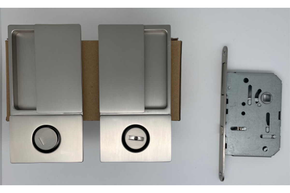 Complete Pocket Door Hardware System pocket door hardware complete sliding door system with track rollers soft close and accessories