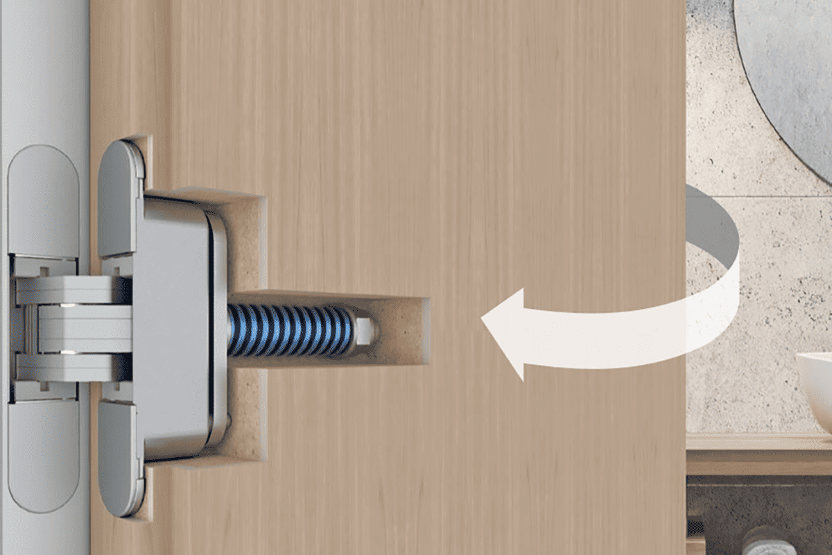 self closing door hinges adjustment overview