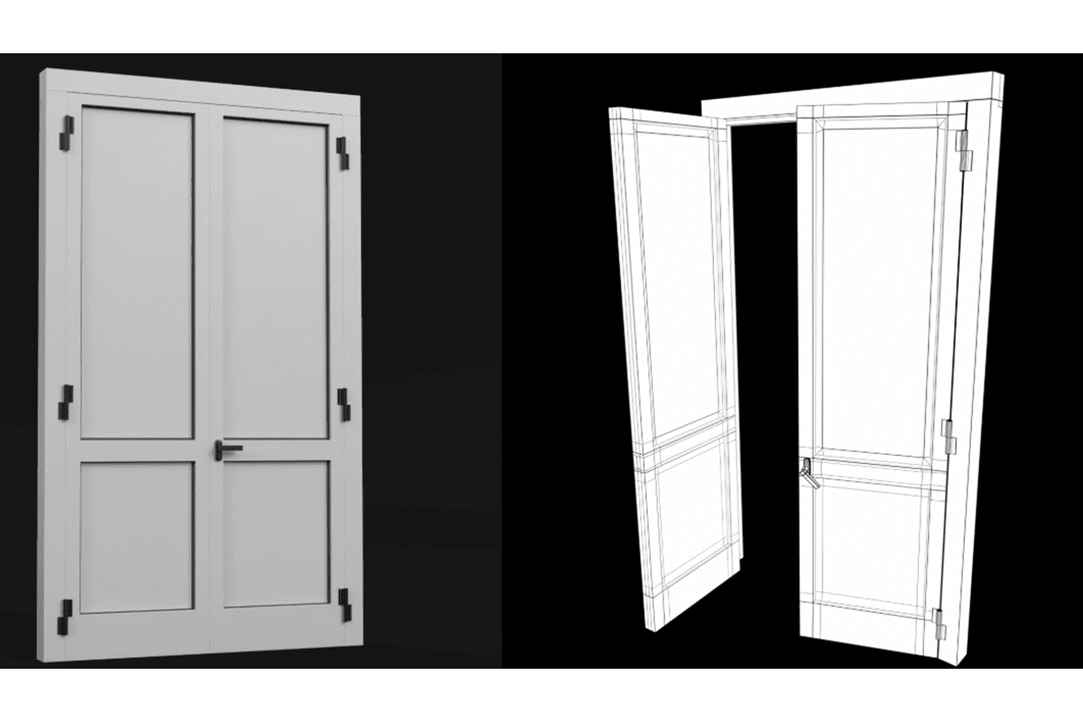 Active and passive doors are defined by function active vs passive doors are not left right labels