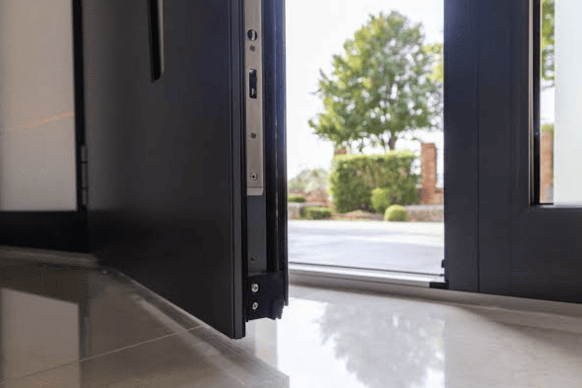 Active French door lockset and handle hardware active door lock body cylinder and handle on French doors