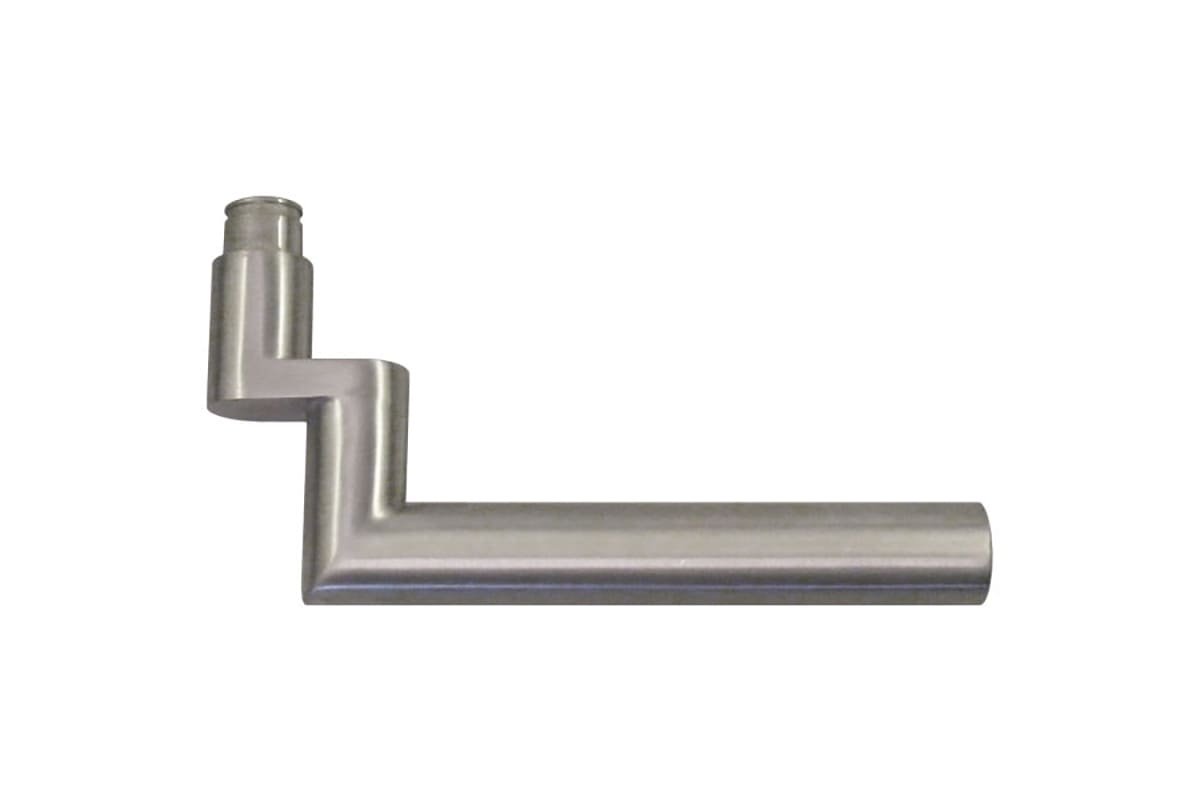Crank handle accessibility and ergonomic door operation crank handle accessibility and ergonomic door operation
