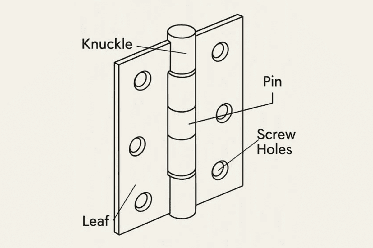 Countersunk mounting holes for flush screw heads countersunk mounting holes helping screw heads sit flush on door hardware