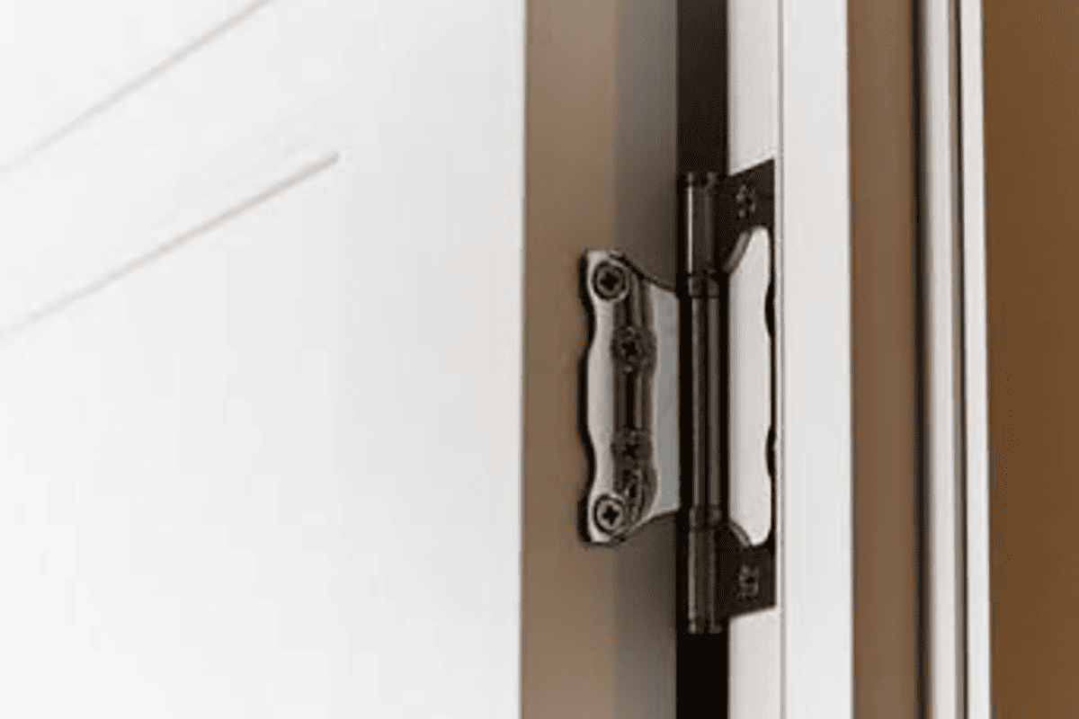 butterfly door hinge opening angle and door support function