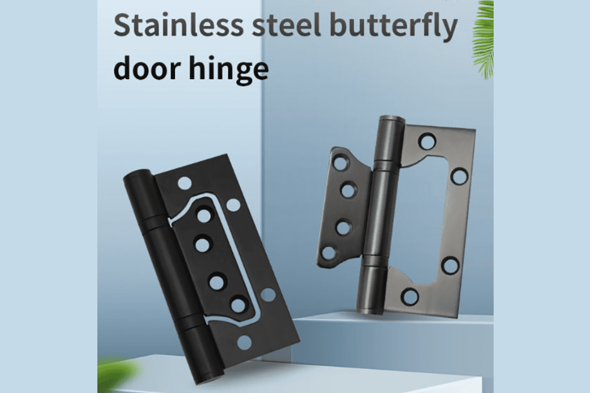 butterfly door hinge surface mounted wing shaped hinge for interior doors