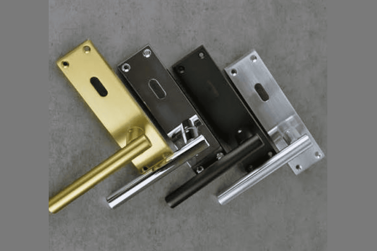 Backplate styles and lockcase centers door handle backplate styles matched to EU and UK lockcase centers