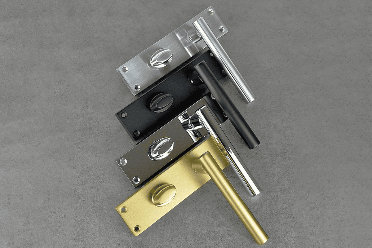 Door handle backplate styles for every scheme door handle backplate styles for architectural door hardware selection