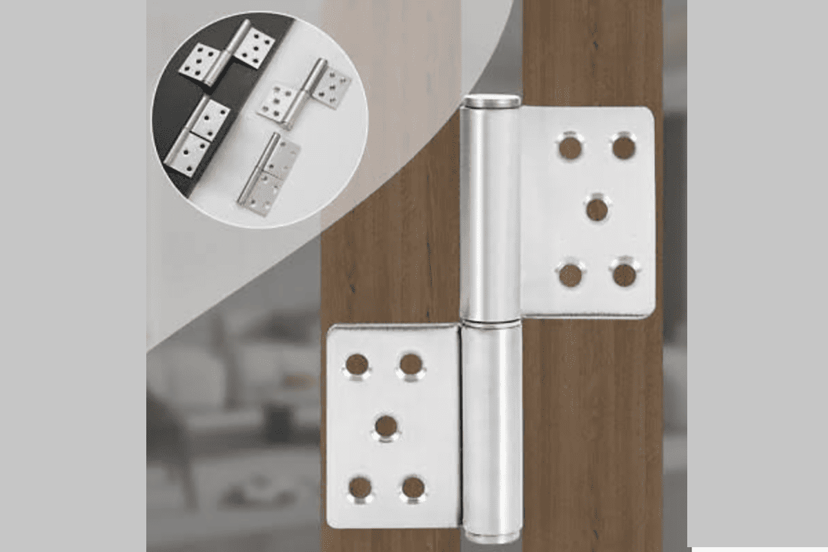 Flag hinge installation and door removal method flag hinge installation method for removable door leaf applications
