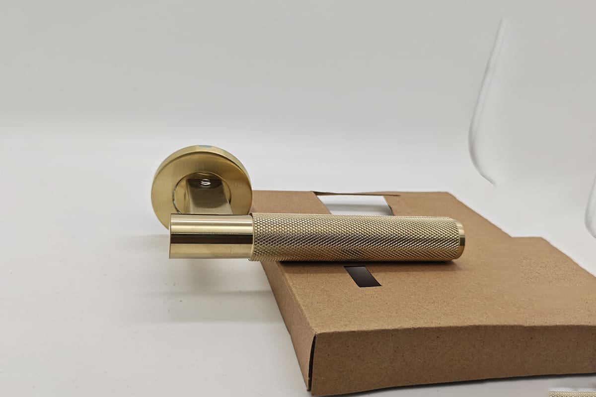 knurled door handles on round rose SKU strategy for wholesalers and hardware brands