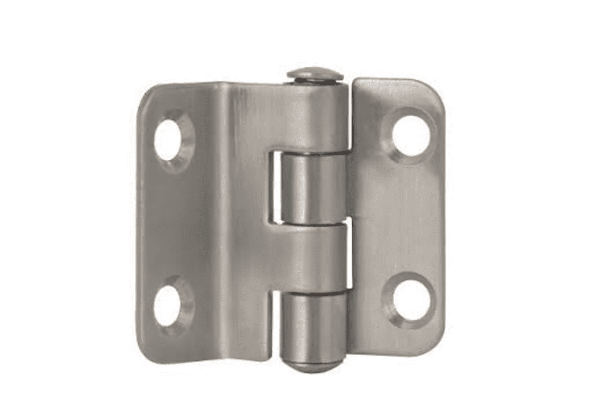 stepped convex hinge compared with standard butt hinge