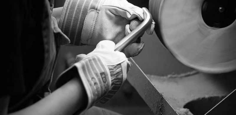 door handle polishing